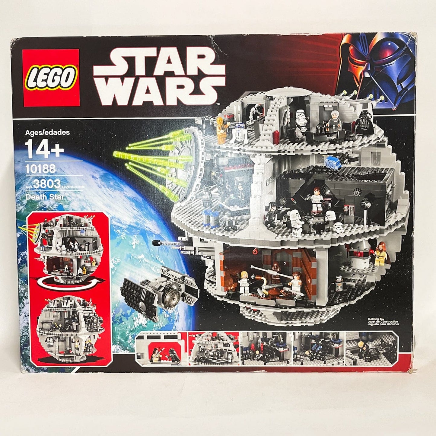 Vintage Lego Star Wars Lego Boxed Lego 10188 Death Star (2008 Retired) - Complete in Open Box
