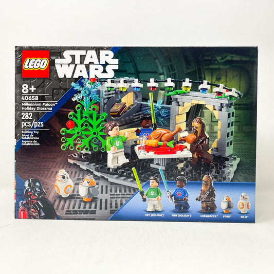 Vintage Lego Star Wars Lego Boxed Lego 40658 Millennium Falcon Holiday Diorama (2023 - Retired)