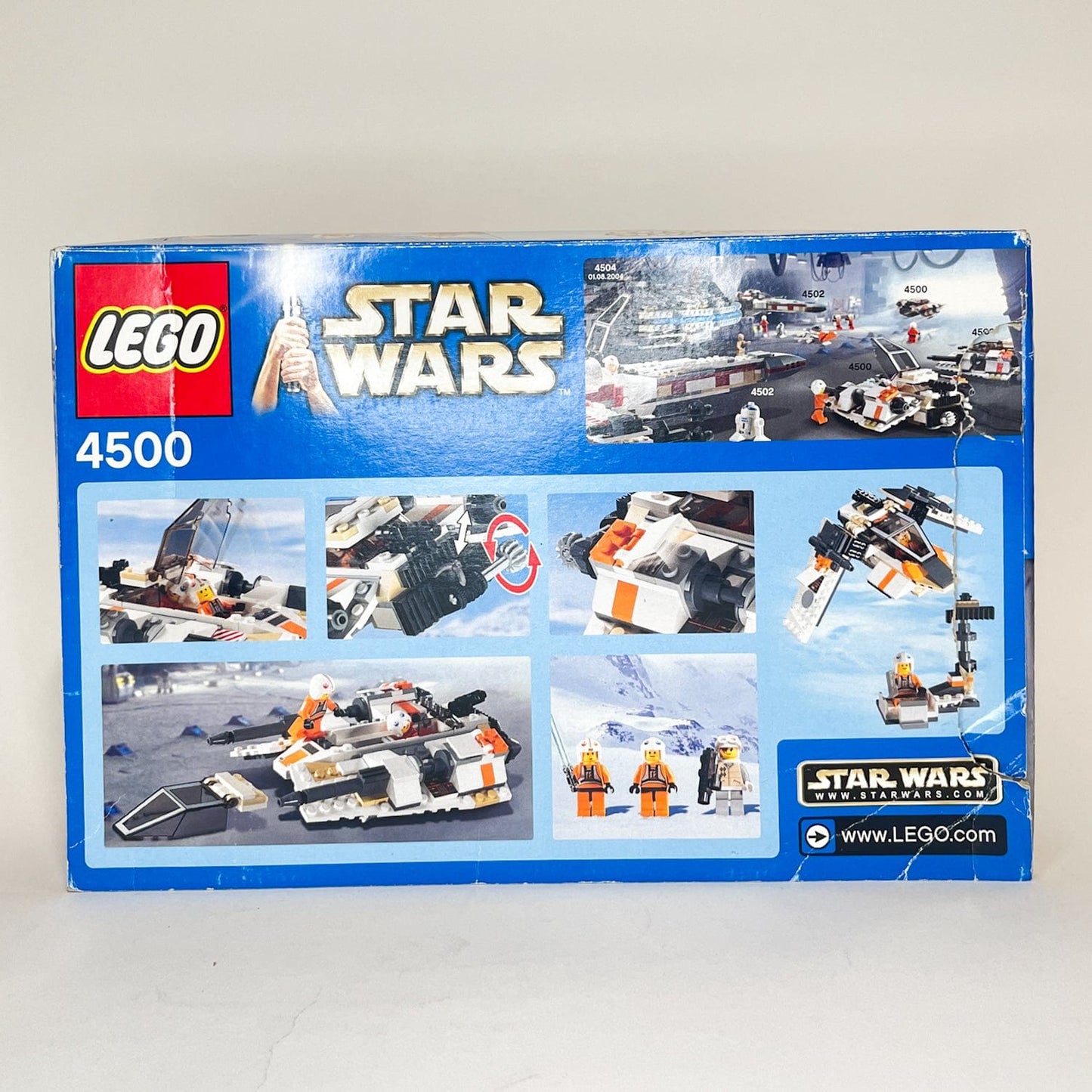 Vintage Lego Star Wars Lego Boxed Lego 4500 Rebel Snowspeeder (2004 Retired) - Complete w/ Box