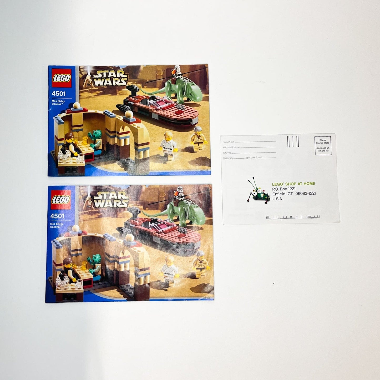 Vintage Lego Star Wars Lego Boxed Lego 4501 Mos Eisley Cantina, Blue Box (2004 Retired) - Complete w/ Box