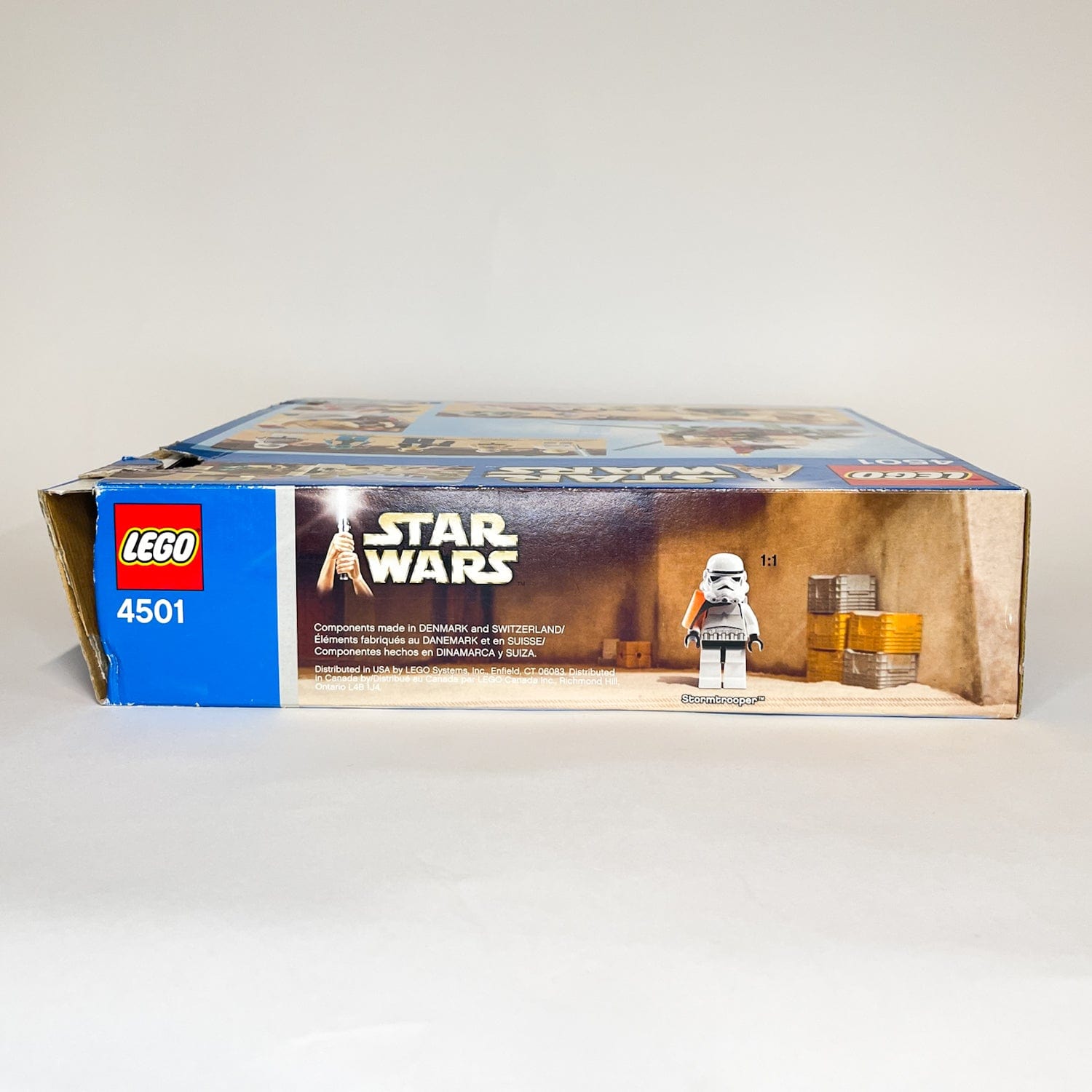 Vintage Lego Star Wars Lego Boxed Lego 4501 Mos Eisley Cantina, Blue Box (2004 Retired) - Complete w/ Box