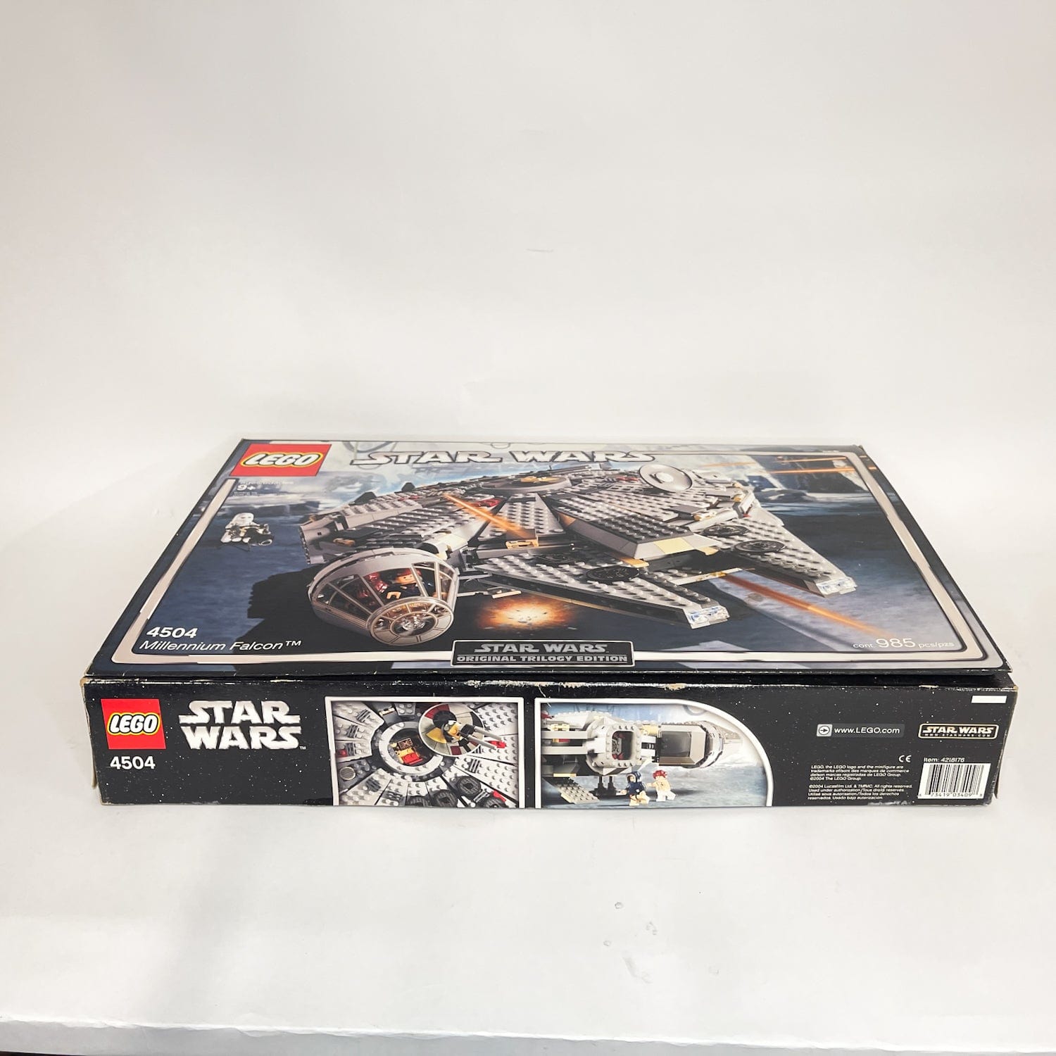 Vintage Lego Star Wars Lego Boxed Lego 4504 Millennium Falcon Original Trilogy box (2004 Retired) - Complete w/ Box