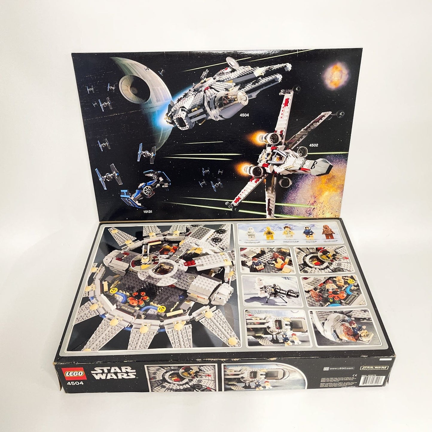 Vintage Lego Star Wars Lego Boxed Lego 4504 Millennium Falcon Original Trilogy box (2004 Retired) - Complete w/ Box