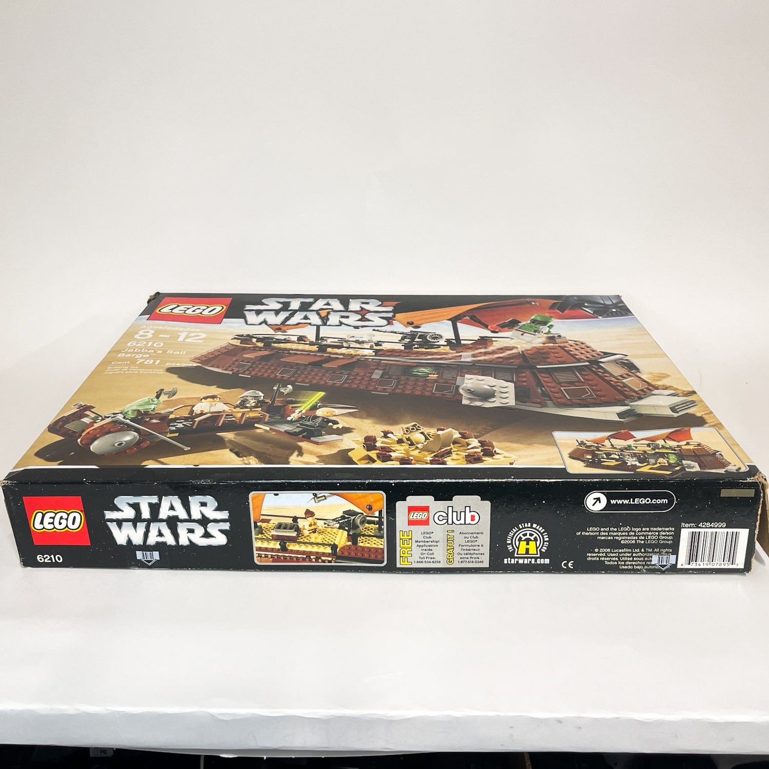 Vintage Lego Star Wars Lego Boxed Lego 6210 Jabba's Sail Barge (2006 Retired) - Complete w/ Box