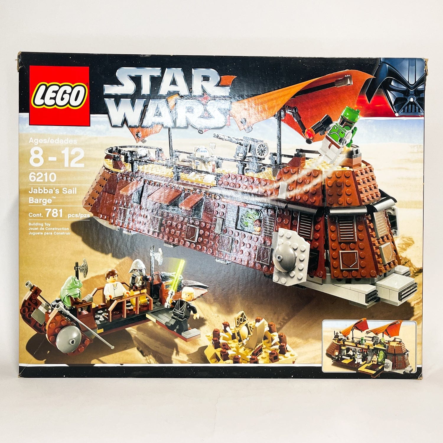 Vintage Lego Star Wars Lego Boxed Lego 6210 Jabba's Sail Barge (2006 Retired) - Complete w/ Box