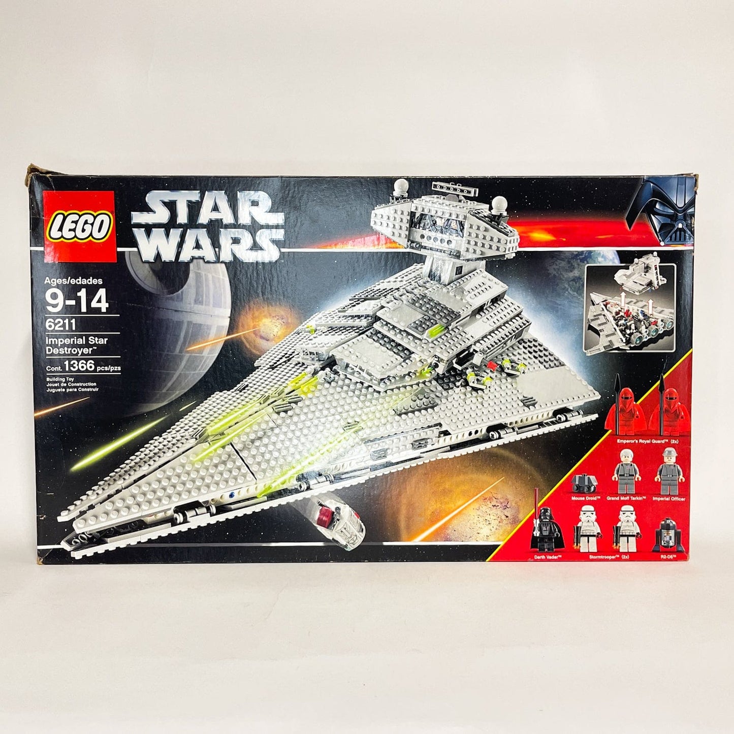 Vintage Lego Star Wars Lego Boxed Lego 6211 Imperial Star Destroyer (2006 Retired) - Complete w/ Box