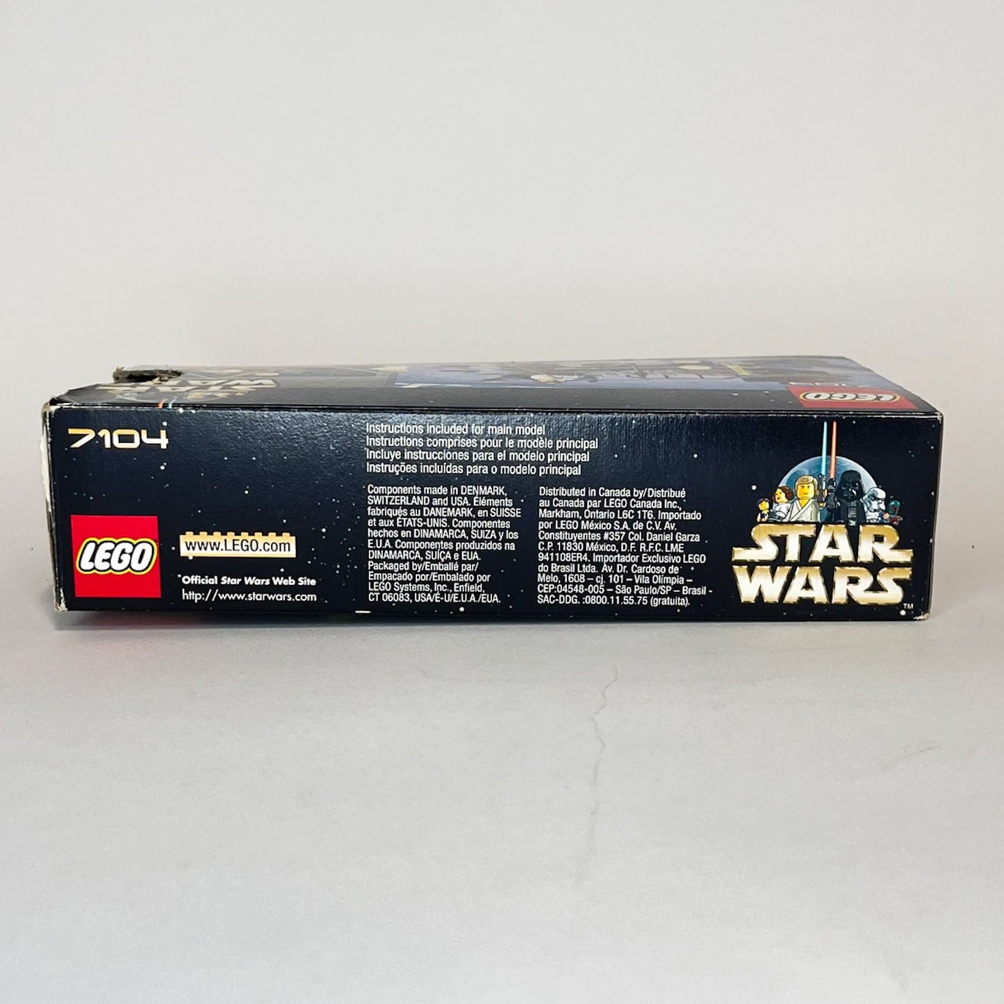 Vintage Lego Star Wars Lego Boxed Lego 7104 Desert Skiff (2000 Retired) - Complete w/ Box