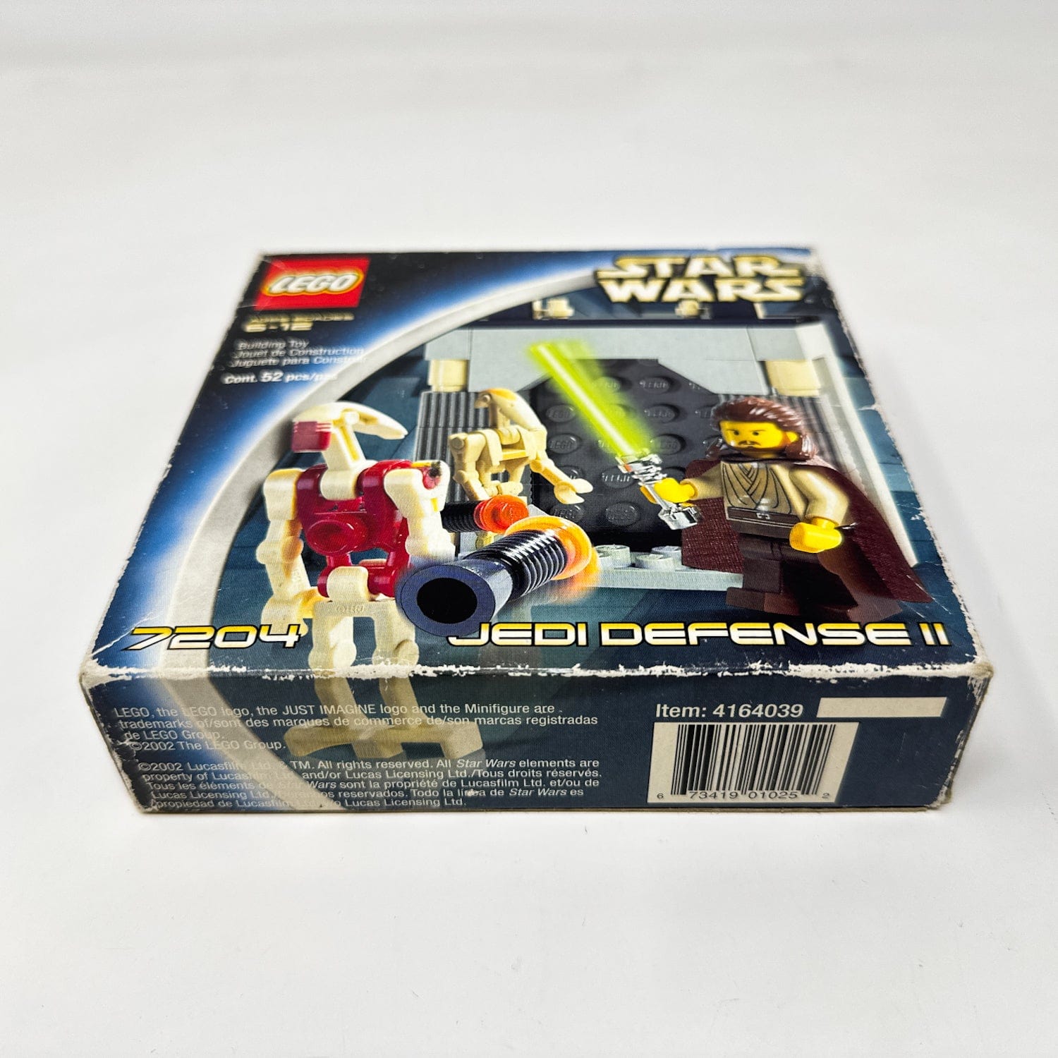 Vintage Lego Star Wars Lego Boxed Lego 7204 Jedi Defense II (2002 Retired) - Sealed