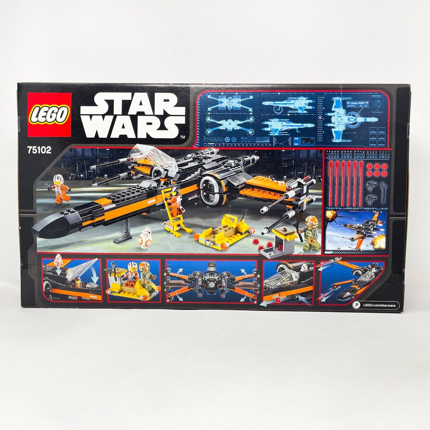 Vintage Lego Star Wars Lego Boxed Lego 75102 Poe's X-Wing (2015 Retired) - Sealed