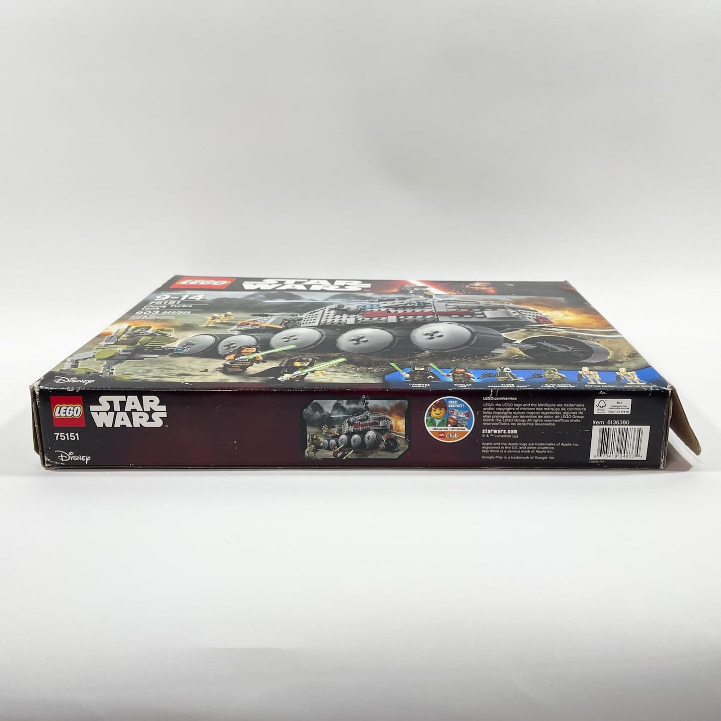 Vintage Lego Star Wars Lego Boxed Lego 75151 Clone Turbo Tank (2016) - Open Box w/ Sealed Bags