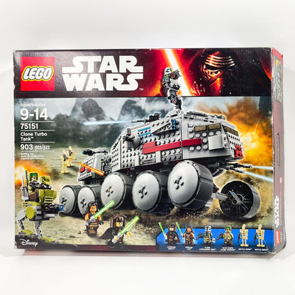 Vintage Lego Star Wars Lego Boxed Lego 75151 Clone Turbo Tank (2016) - Open Box w/ Sealed Bags