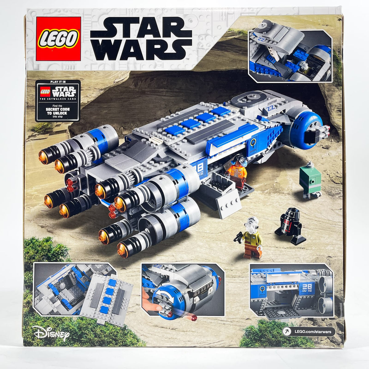 Vintage Lego Star Wars Lego Boxed Lego 75293 Resistance I-TS Transport (2021) - Sealed