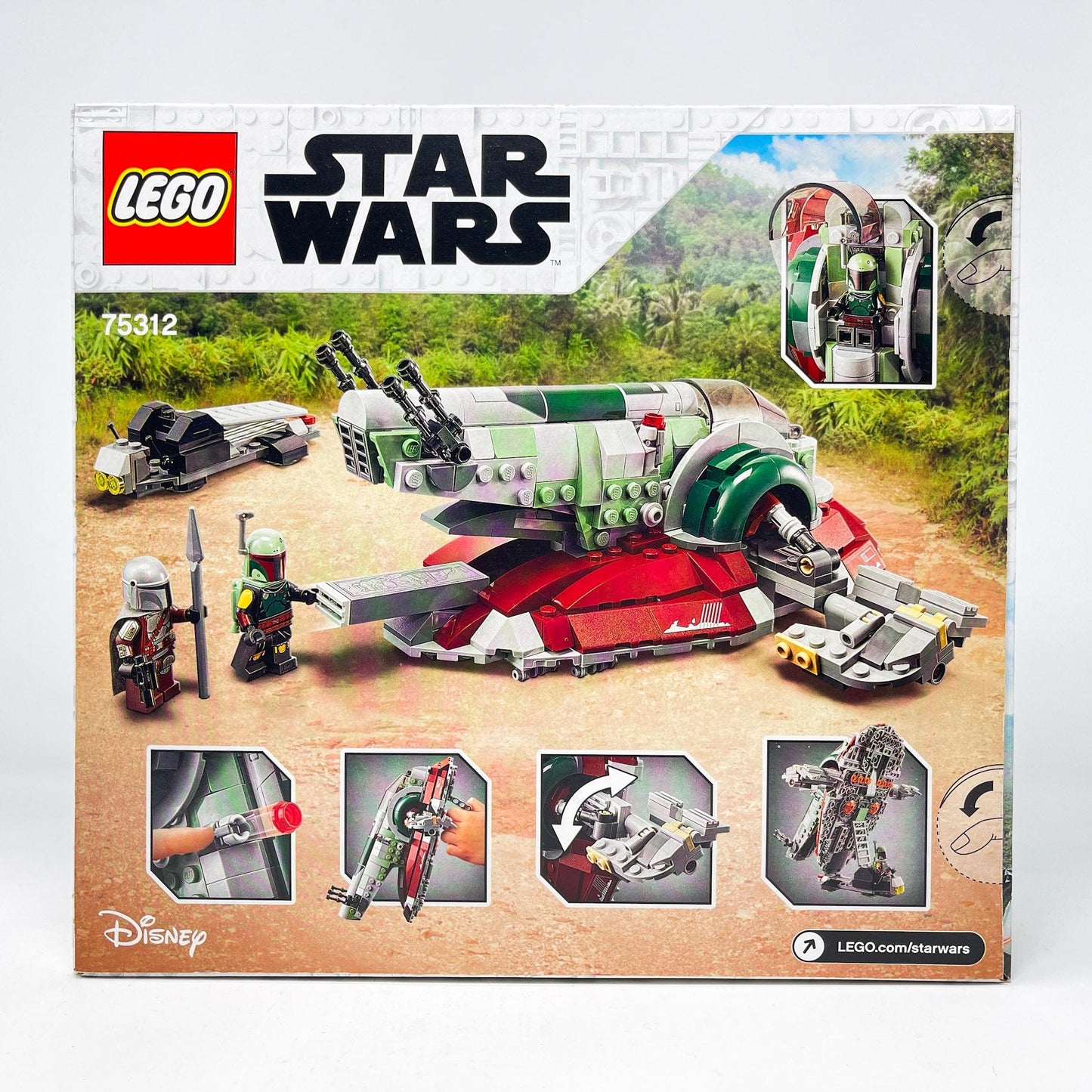 Vintage Lego Star Wars Lego Boxed Lego 75312 - Boba Fett’s Starship Slave I (Retired)