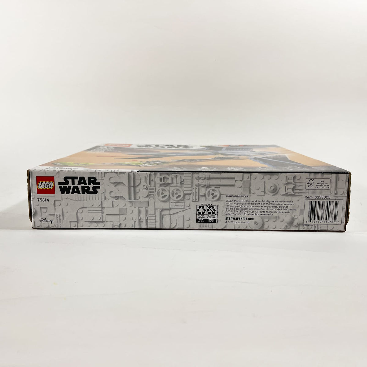Vintage Lego Star Wars Lego Boxed Lego 75314 The Bad Batch Attack Shuttle (2021) - Sealed