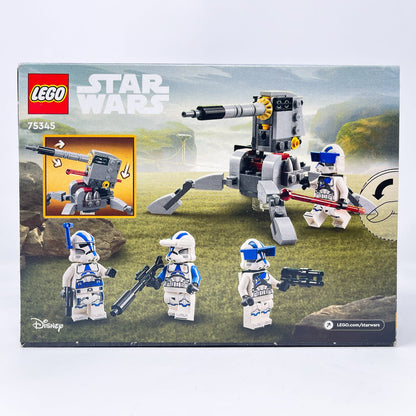 Vintage Lego Star Wars Lego Boxed Lego 75345 501st Clone Troopers Battle Pack (2023) - Sealed