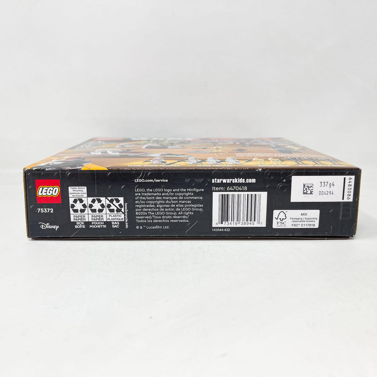 Vintage Lego Star Wars Lego Boxed Lego 75372 Clone Trooper & Battle Droid Battle Pack (2024)