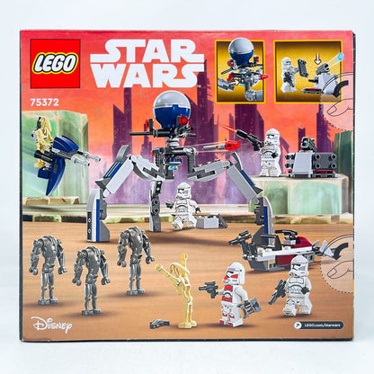 Vintage Lego Star Wars Lego Boxed Lego 75372 Clone Trooper & Battle Droid Battle Pack (2024)