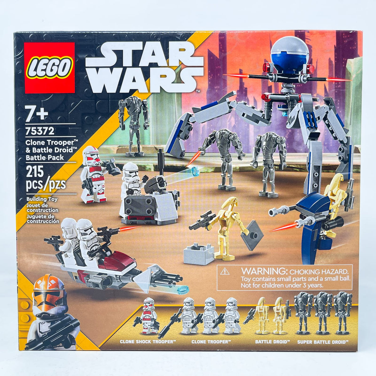 Vintage Lego Star Wars Lego Boxed Lego 75372 Clone Trooper & Battle Droid Battle Pack (2024)