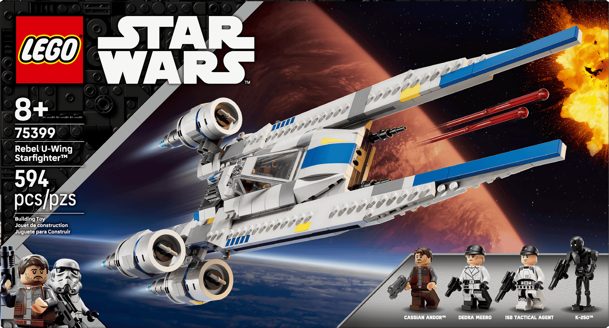 Vintage Lego Star Wars Lego Boxed Lego 75399 Rebel U-Wing Starfighter V39