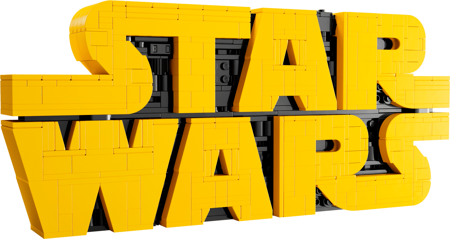 Vintage Lego Star Wars Lego Boxed Lego 75407  Brick-Built Star Wars Logo
