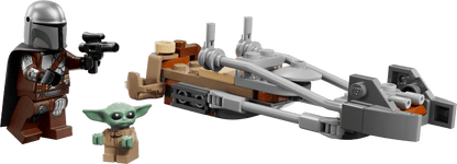 Vintage Lego Star Wars Lego Boxed Lego 75436  The Mandalorian & Grogu's Speeder Bike