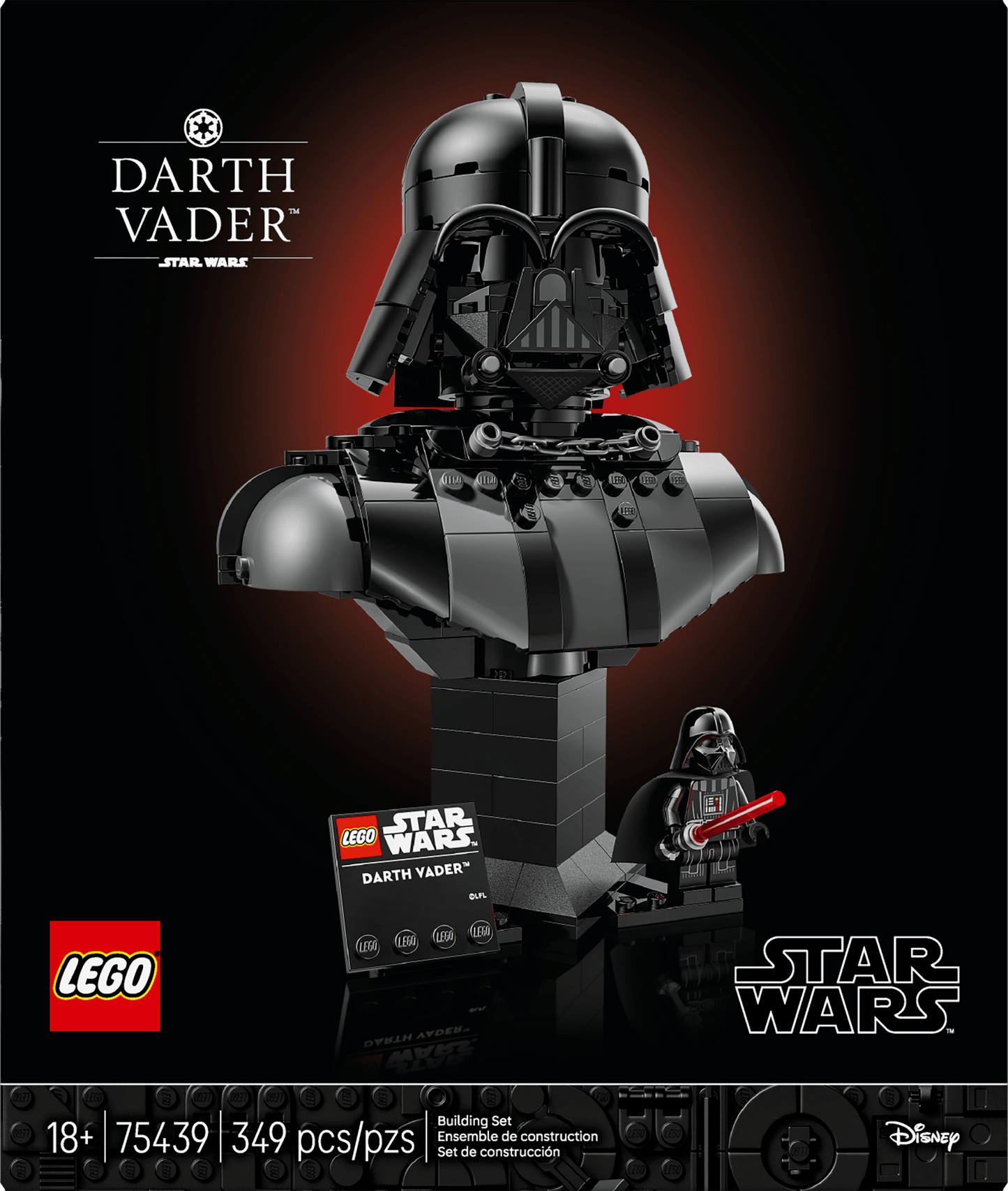 Vintage Lego Star Wars Lego Boxed Lego 75439  Darth Vader Bust