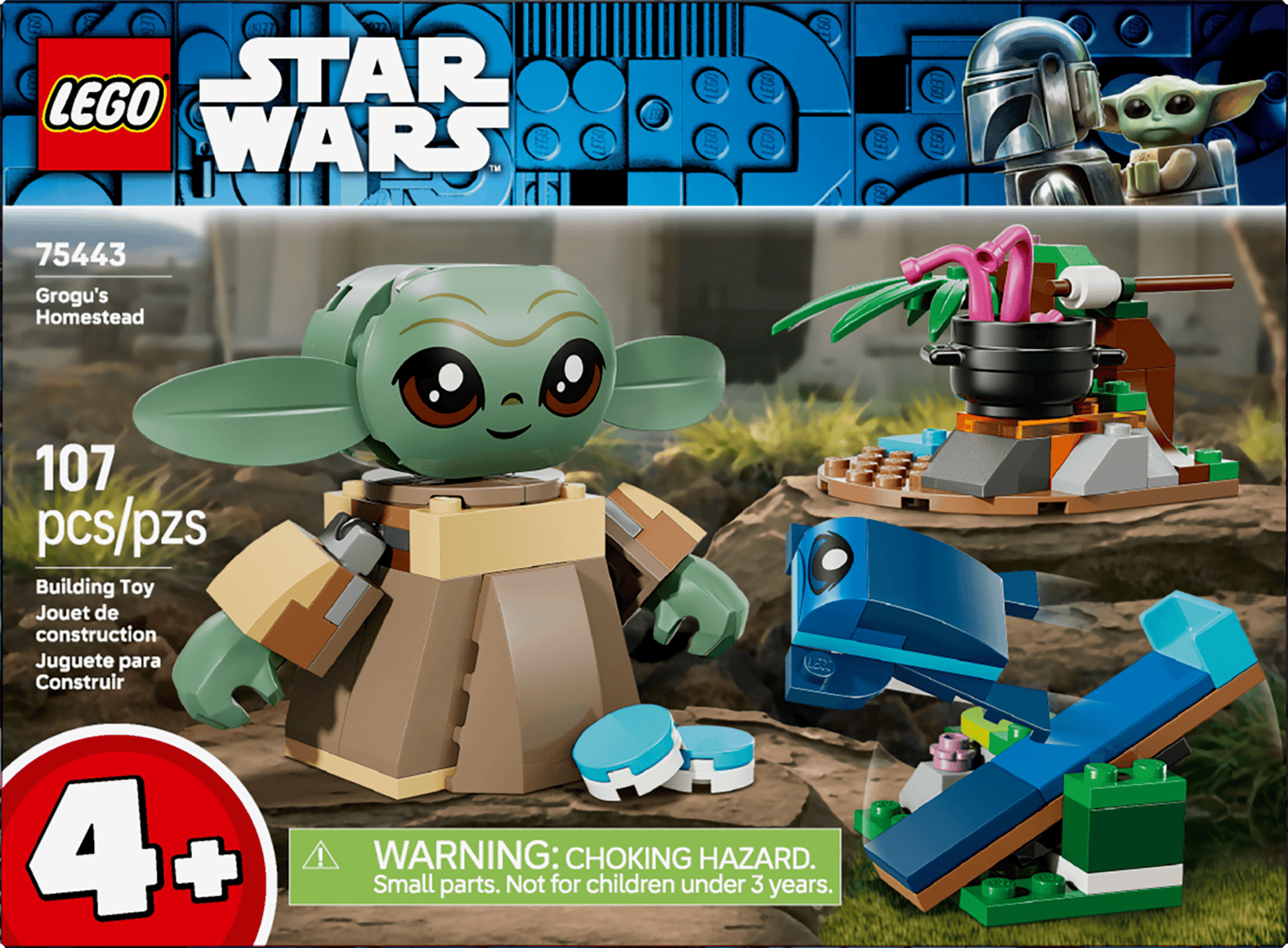 Vintage Lego Star Wars Lego Boxed Lego 75443  Grogu's Homestead