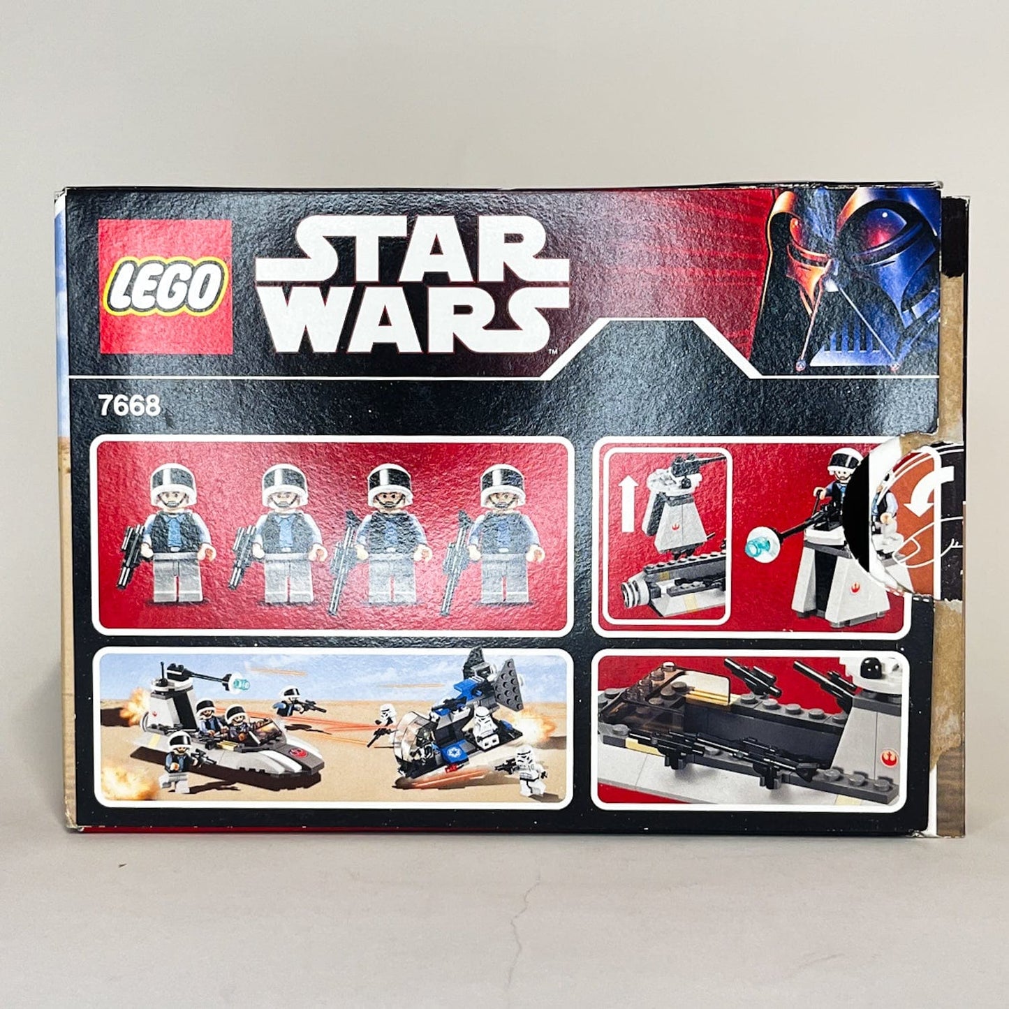 Vintage Lego Star Wars Lego Boxed Lego 7668 Rebel Scout Speeder (2008 Retired) - Complete w/ Box