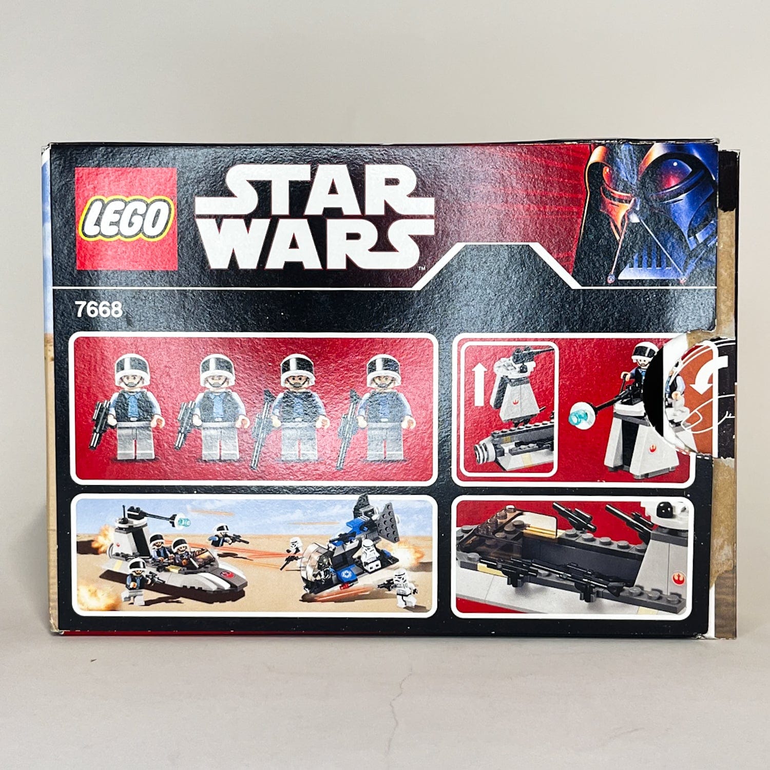 Vintage Lego Star Wars Lego Boxed Lego 7668 Rebel Scout Speeder (2008 Retired) - Complete w/ Box