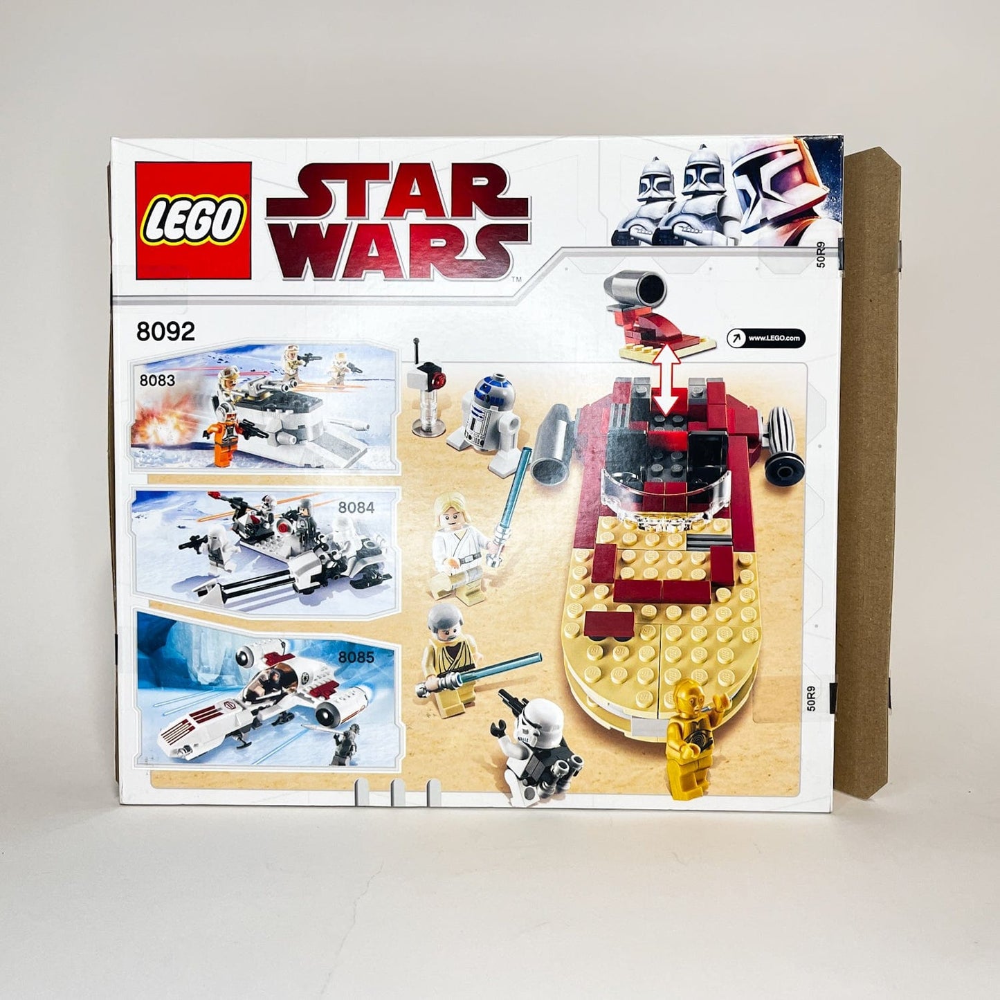 Vintage Lego Star Wars Lego Boxed Lego 8092 Luke's Landspeeder (2010 Retired) - Complete w/ Box