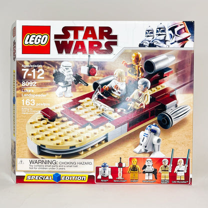 Vintage Lego Star Wars Lego Boxed Lego 8092 Luke's Landspeeder (2010 Retired) - Complete w/ Box