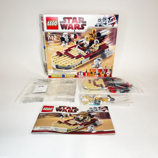 Vintage Lego Star Wars Lego Boxed Lego 8092 Luke's Landspeeder (2010 Retired) - Complete w/ Box