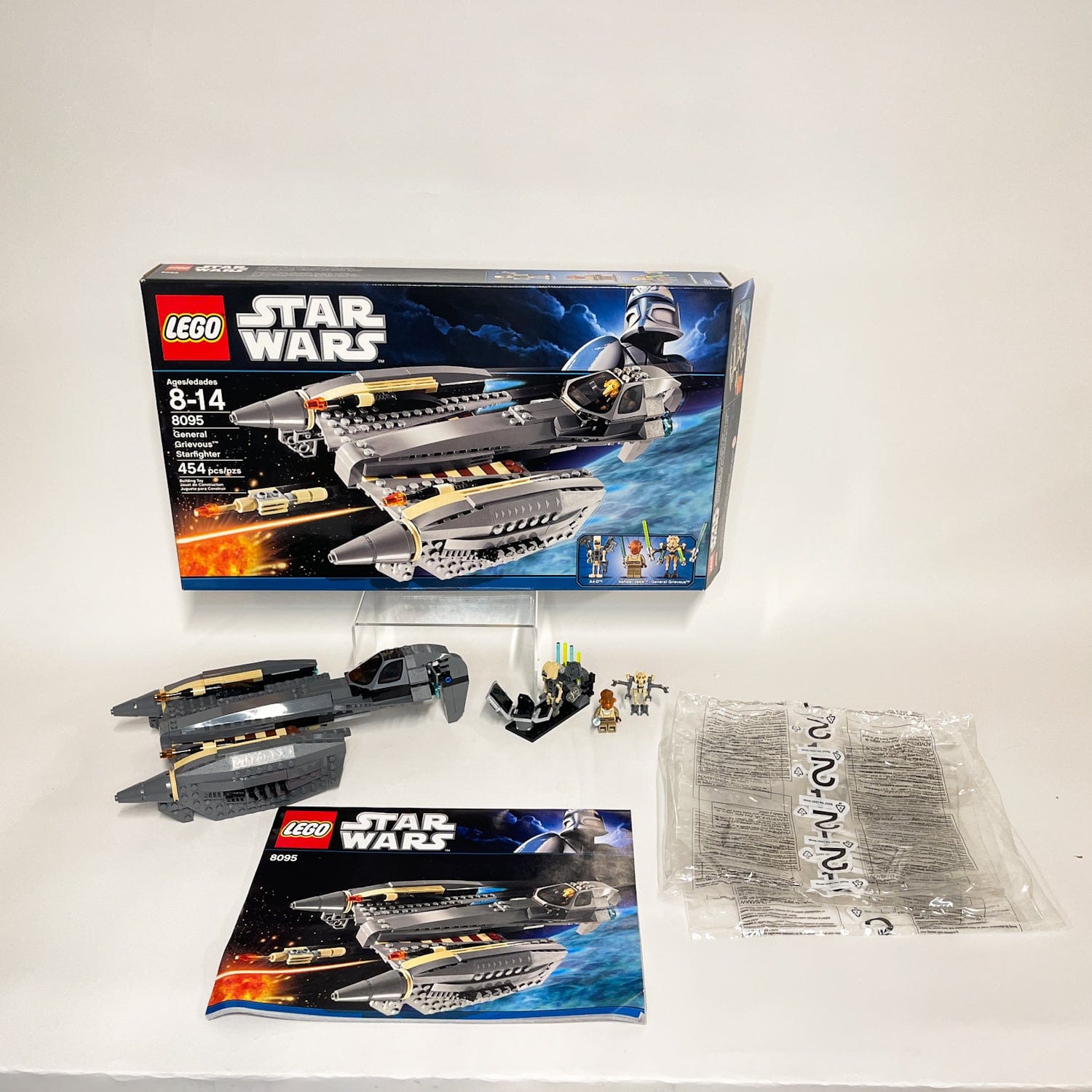 Vintage Lego Star Wars Lego Boxed Lego 8095 General Grievous' Starfighter (2010 Retired) - Complete w/ Box