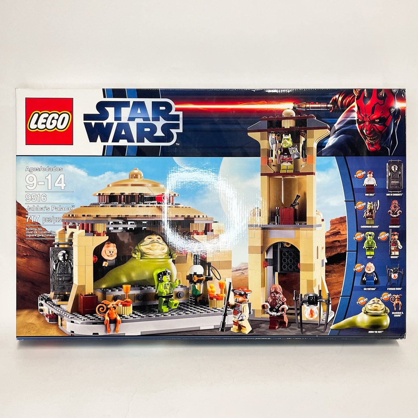 Vintage Lego Star Wars Lego Boxed Lego 9516 Jabba's Palace (2012 Retired) - Complete w/ Box