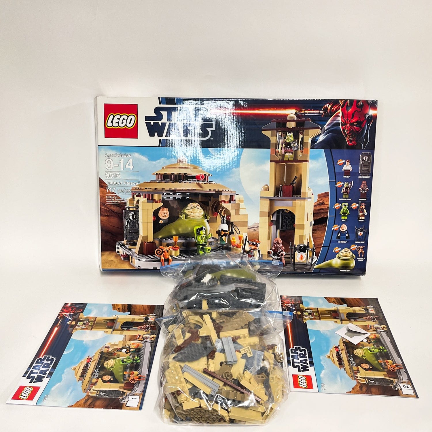 Vintage Lego Star Wars Lego Boxed Lego 9516 Jabba's Palace (2012 Retired) - Complete w/ Box