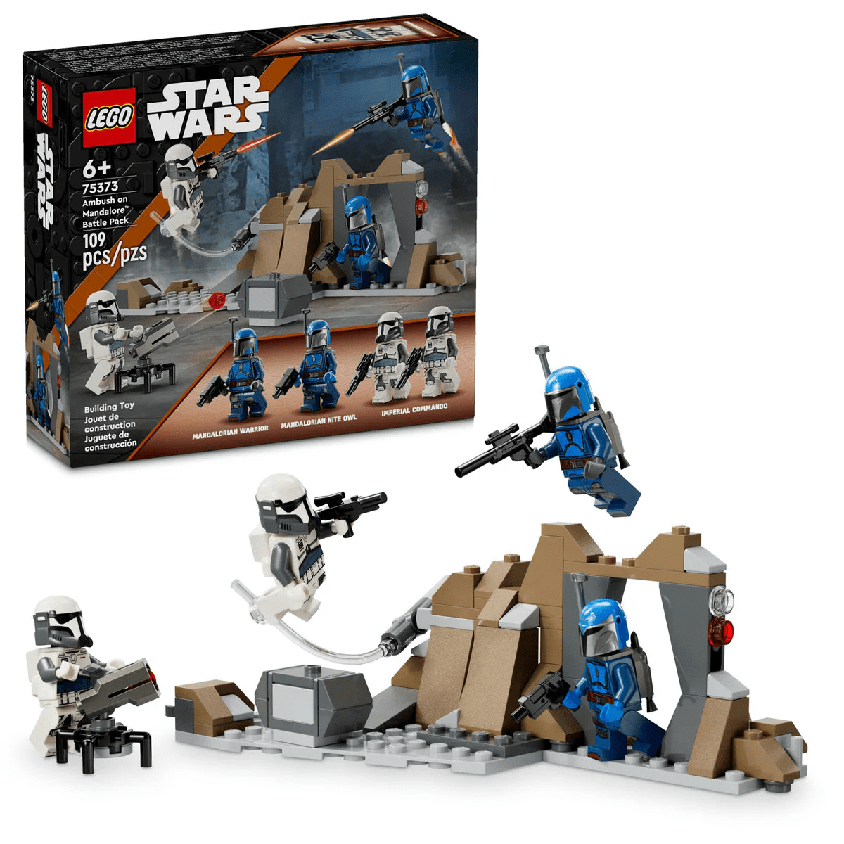 Vintage Lego Star Wars Lego Boxed Lego STAR WARS 75373 - Ambush on Mandalore Battle Pack (2024)