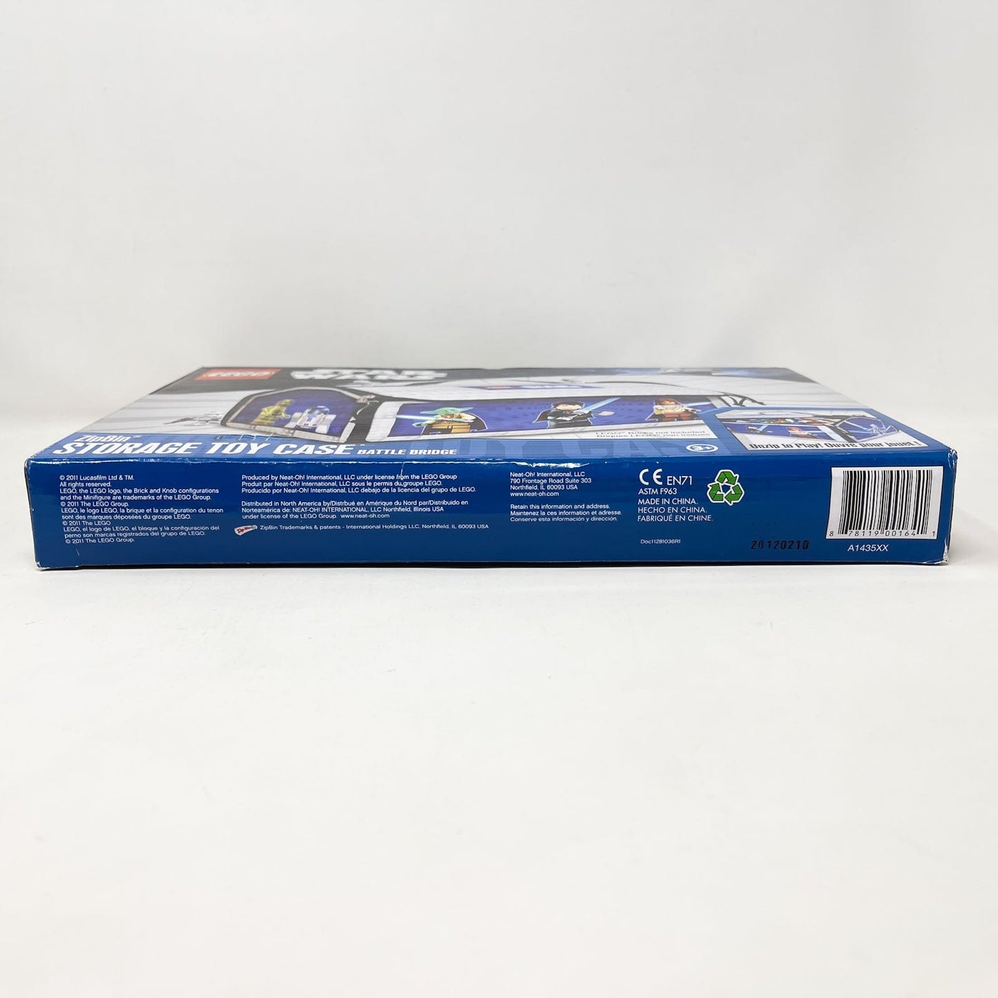 Vintage Lego Star Wars Lego Boxed Lego Star Wars ZipBin Storage Toy Case Battle Bridge in Box