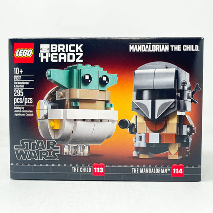 Vintage Lego Star Wars Lego Boxed The Mandalorian & The Child – LEGO Star Wars BrickHeadz Set #75317