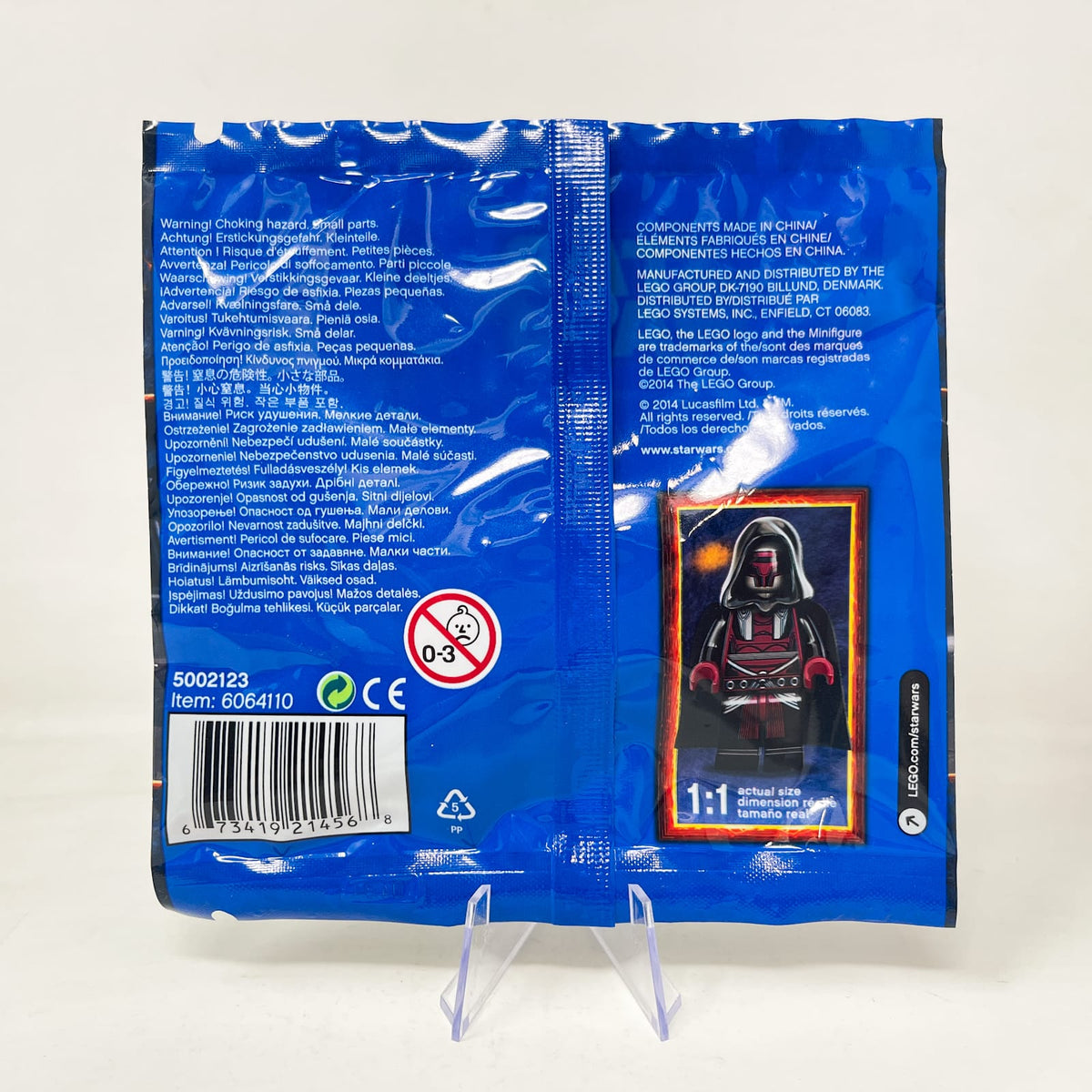 Vintage Lego Star Wars Lego Darth Revan Polybag sw0547 - LEGO Star Wars Minifigure (2014)