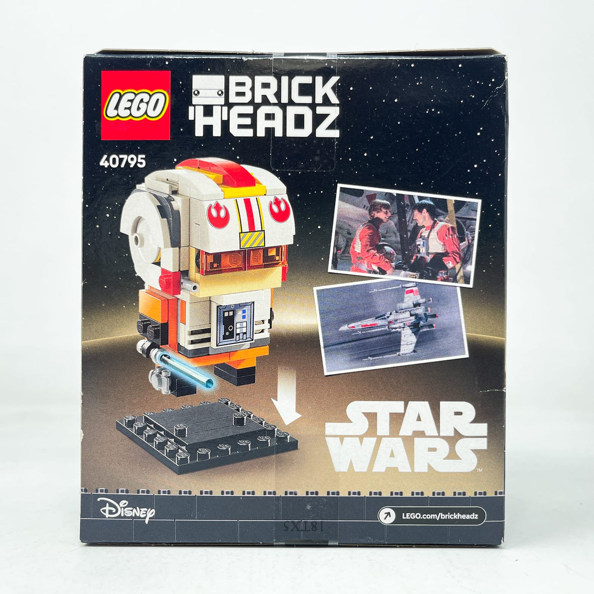 Vintage Lego Star Wars Lego Luke Skywalker (Rebel Pilot) BrickHeadz 40795 - LEGO Star Wars (2025) - Sealed