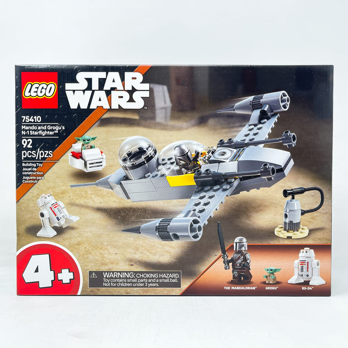 Vintage Lego Star Wars Lego Mando and Grogu’s N-1 Starfighter 75410 - LEGO Star Wars (2025) - Sealed