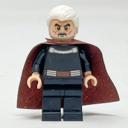 Vintage Lego Star Wars Lego Minifigure Count Dooku - White Hair  - SW0472 - Lego Star Wars Minifigure