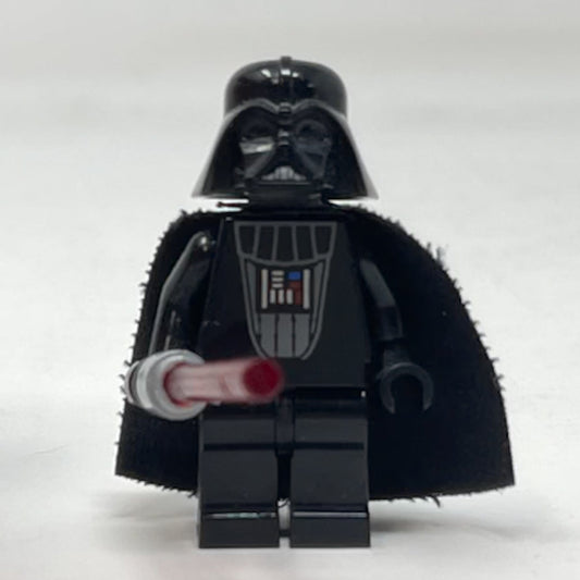 Vintage Lego Star Wars Lego Minifigure Darth Vader - Trans-Red Light-Up Lightsaber - SW0117 - Lego Star Wars Minifigure