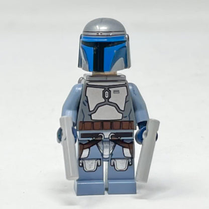 Vintage Lego Star Wars Lego Minifigure Jango Fett - Light Nougat Head, Angry - SW0845 - Lego Star Wars Minifigure