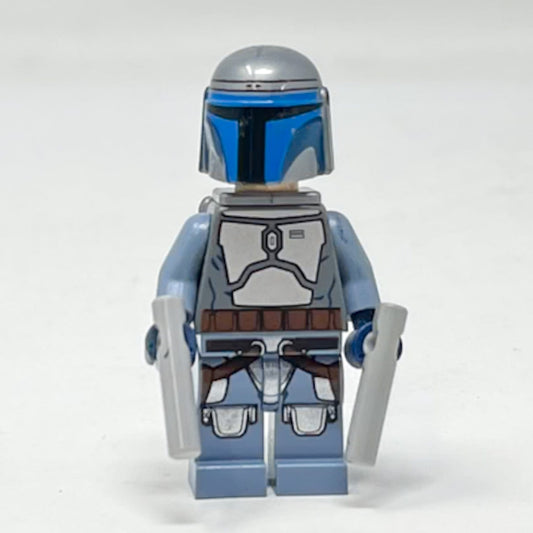 Vintage Lego Star Wars Lego Minifigure Jango Fett - Light Nougat Head, Angry - SW0845 - Lego Star Wars Minifigure