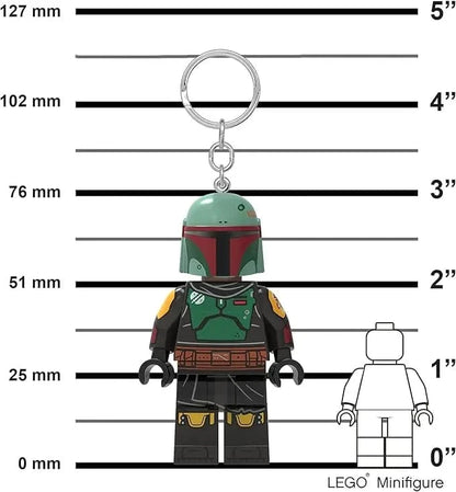 Vintage Lego Star Wars Lego Minifigure LEGO Star Wars Boba Fett Keychain Flashlight