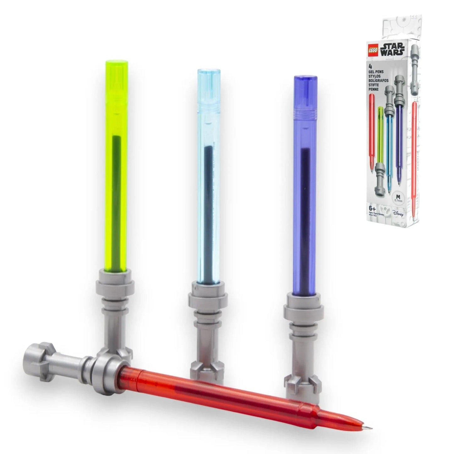 Vintage Lego Star Wars Lego Minifigure LEGO Star Wars Lightsaber Gel Pens - 4 Pack