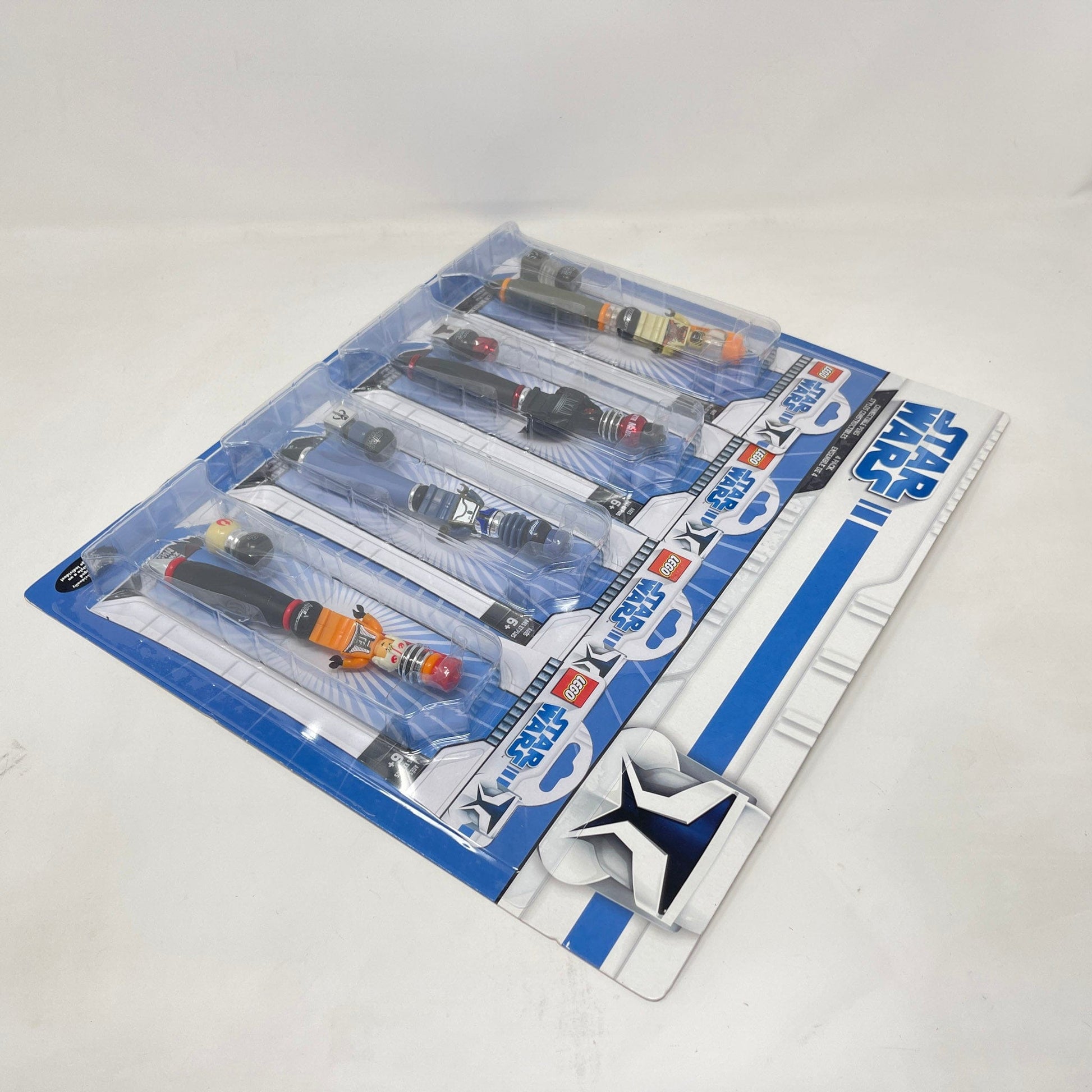 Vintage Lego Star Wars Lego Minifigure LEGO Star Wars Pen 4-Pack (2008) Tusken Raider / Darth Maul / Jango Fett / Luke X-Wing Pilot - Lego Minifigures - Retired