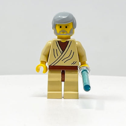 Vintage Lego Star Wars Lego Minifigure LEGO SW0023 - Obi-Wan Kenobi (Old) - Star Wars Minifigure