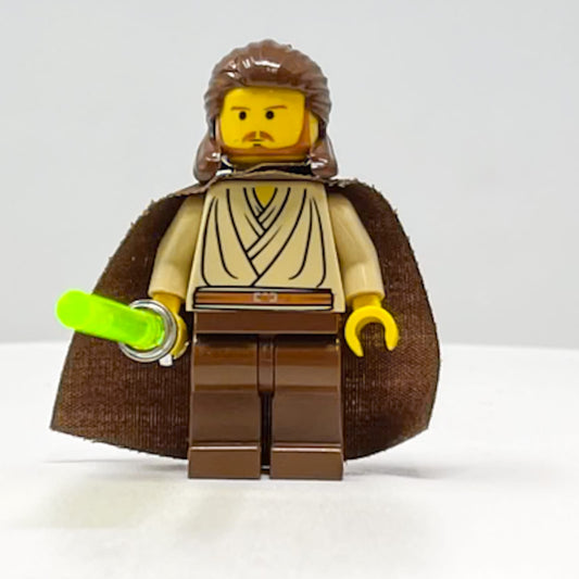 Vintage Lego Star Wars Lego Minifigure LEGO SW0027 - Qui-Gon Jinn - Star Wars Minifigure
